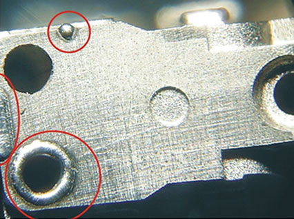 <a href='http://www.dzainisi.cn/product/3.htm' class='text_a'>模具激光焊機(jī)</a>修復(fù)模具效果